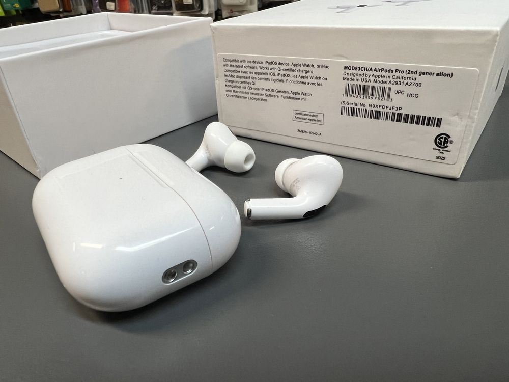 AirPods pro 2 слушалки супер качество неразопаковани