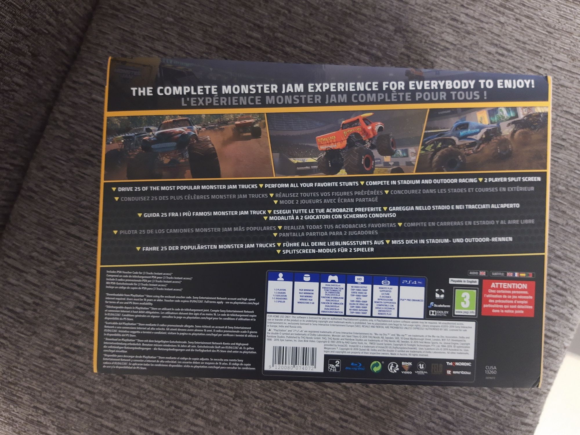 Monster Jam Steel Titans collectors edition колекционерско издание PS4