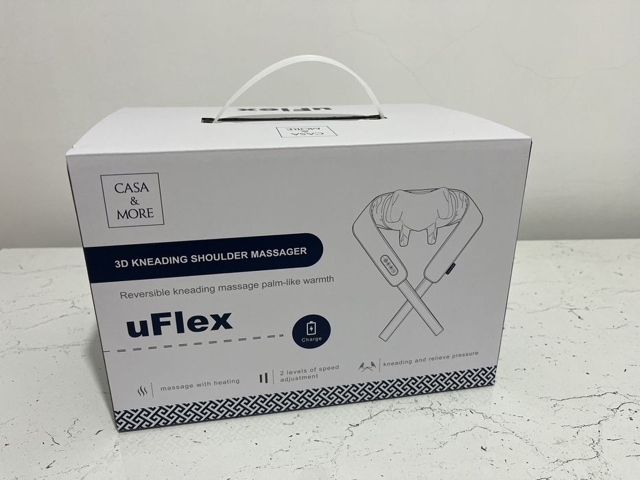 Массажер для шеи uFlex охватывает все зоны тела.
