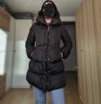 Geaca dama CBY+White cu puf de gasca