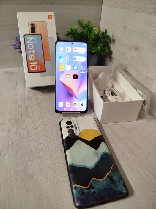 Xiaomi Redmi Note 10 Pro – 128GB / 6GB + 5Gb RAM  Пълен Комплект