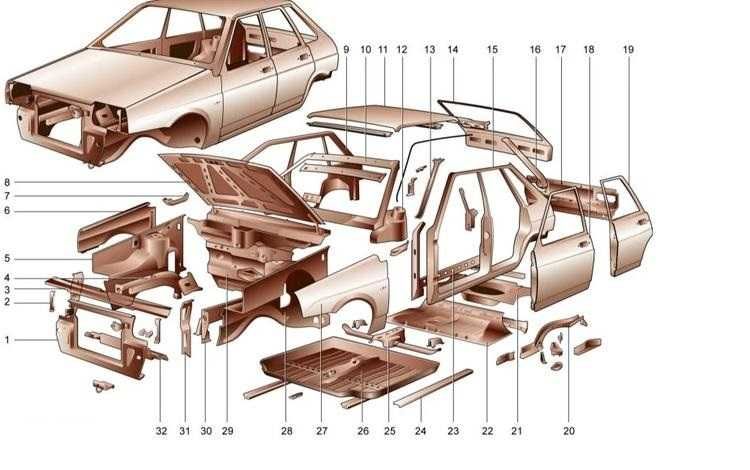 Кузовные запчасти ВАЗ (LADA) 2114