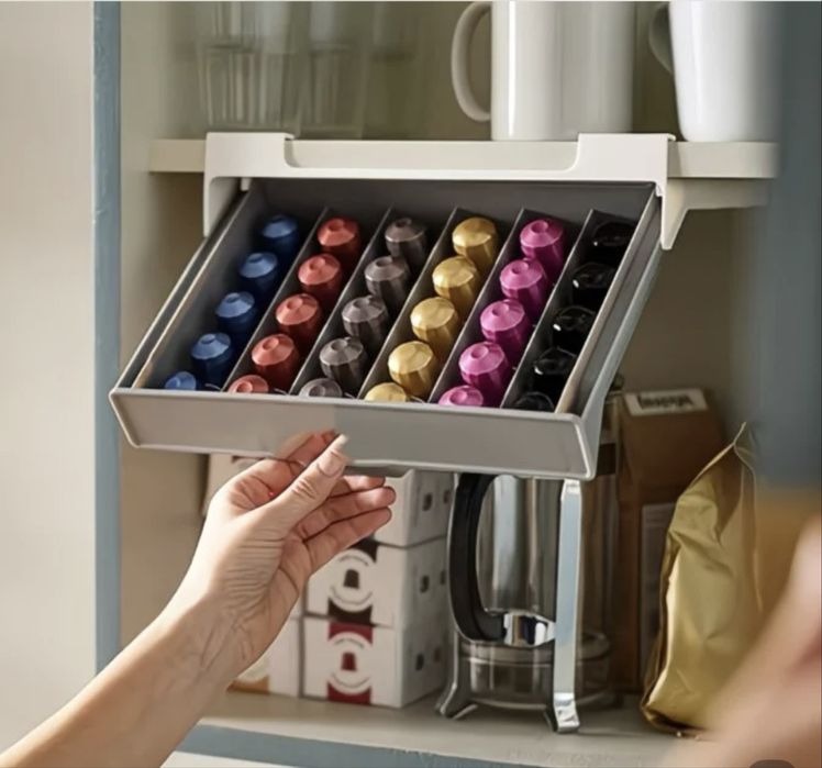 полка для капсул кофе