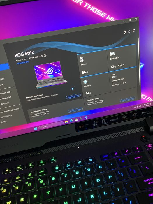 ASUS ROG STRIX G513RW - Ryzen 9 / RTX 3070Ti / 16GB RAM / 1TB SSD / 2K