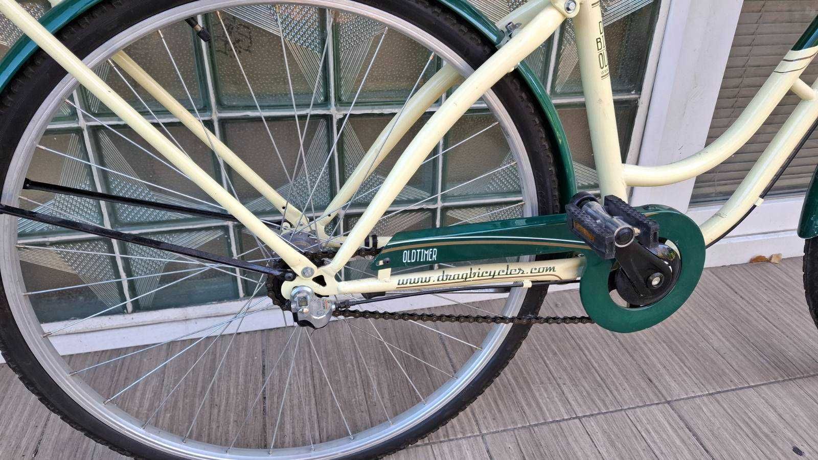 Велосипед Drag Oldtimer 28" + ратанова кошница