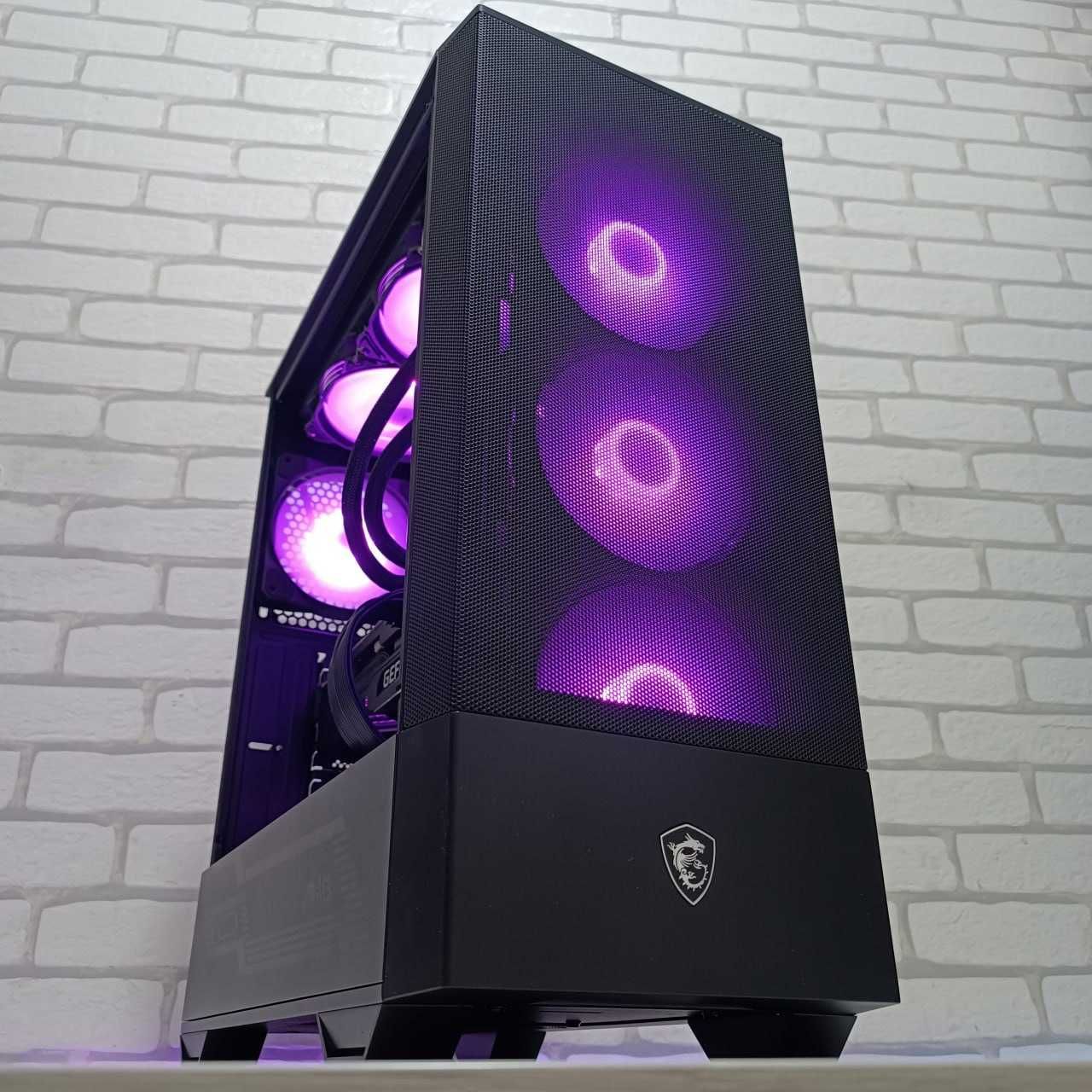 ТОП! Игровой компьютер RGB в красивом корпусе. Компьютер для геймера