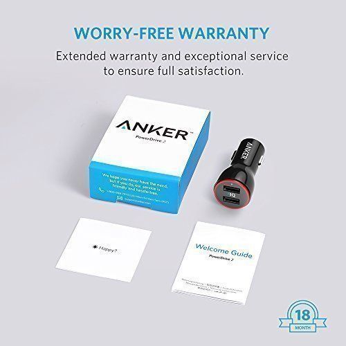 Anker 24W/4.8A-зарядно за телефон за кола, с PowerIQ, (A2310012)