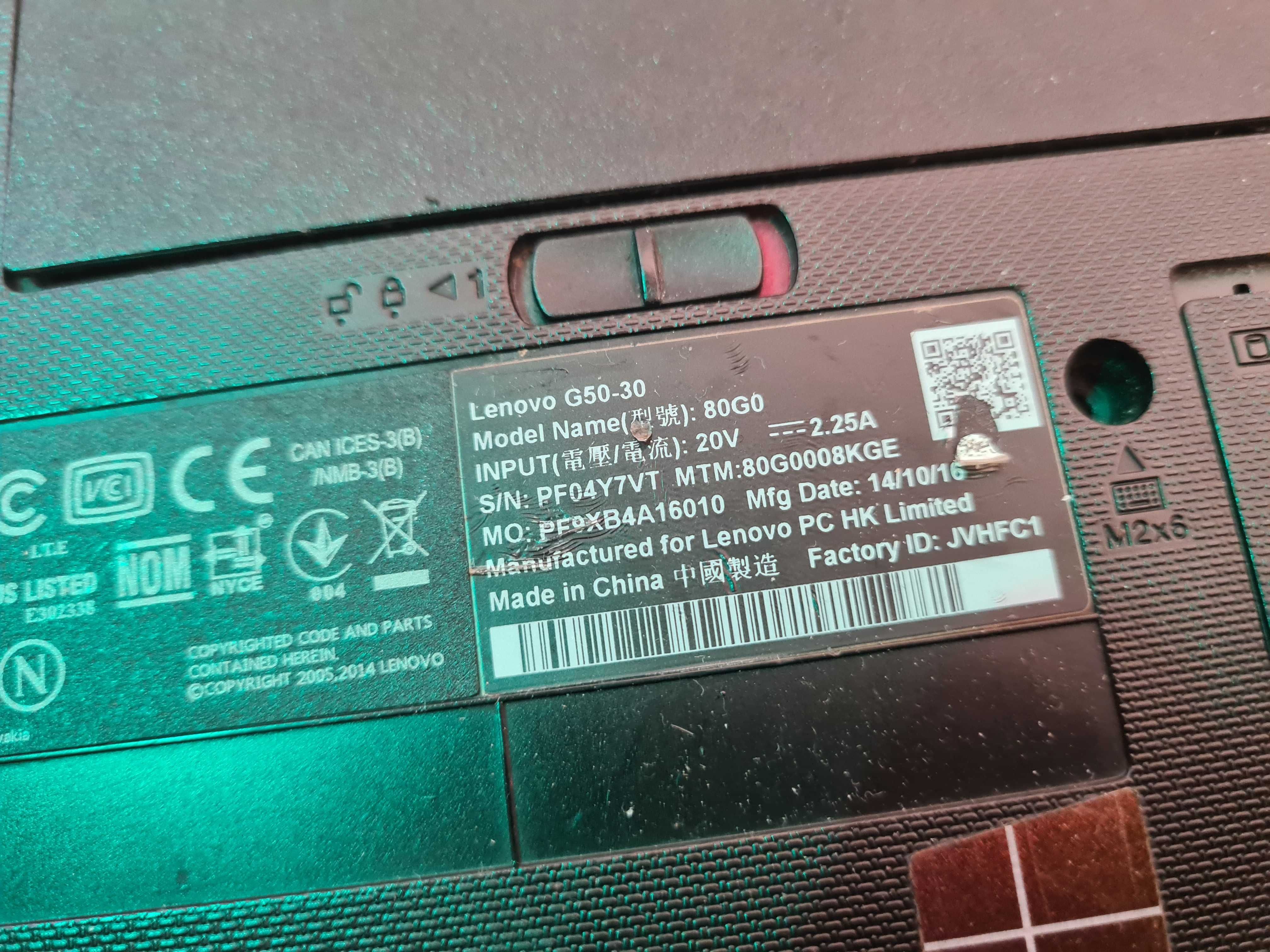 Defect Laptop Lenovo G50-30