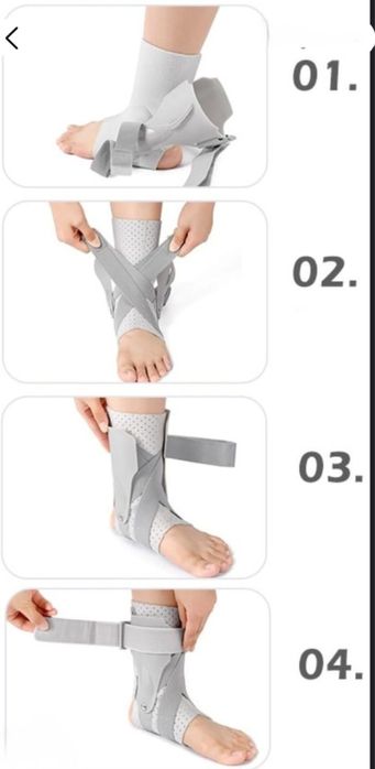 Ортез голеностопный бандаж фиксатор для ног сустава