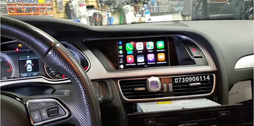 Navigatie CARPLAY Wireless Android Auto Audi A4,A5,A6,A7,A8,Q3,Q5