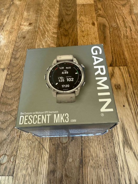 Водолазен smart часовник Garmin Descent MK3 43 mm – нов, запечатан