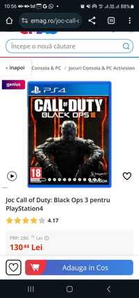 Joc Call of Duty: Black Ops 3 pentru PlayStation4