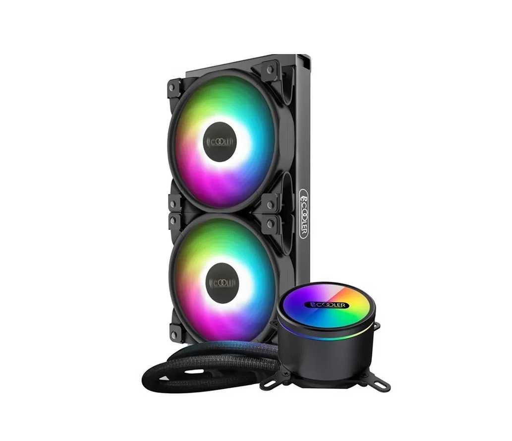 | Жидкостные системы охлаждения процессоров PCCooler GI-CX240 ARGB