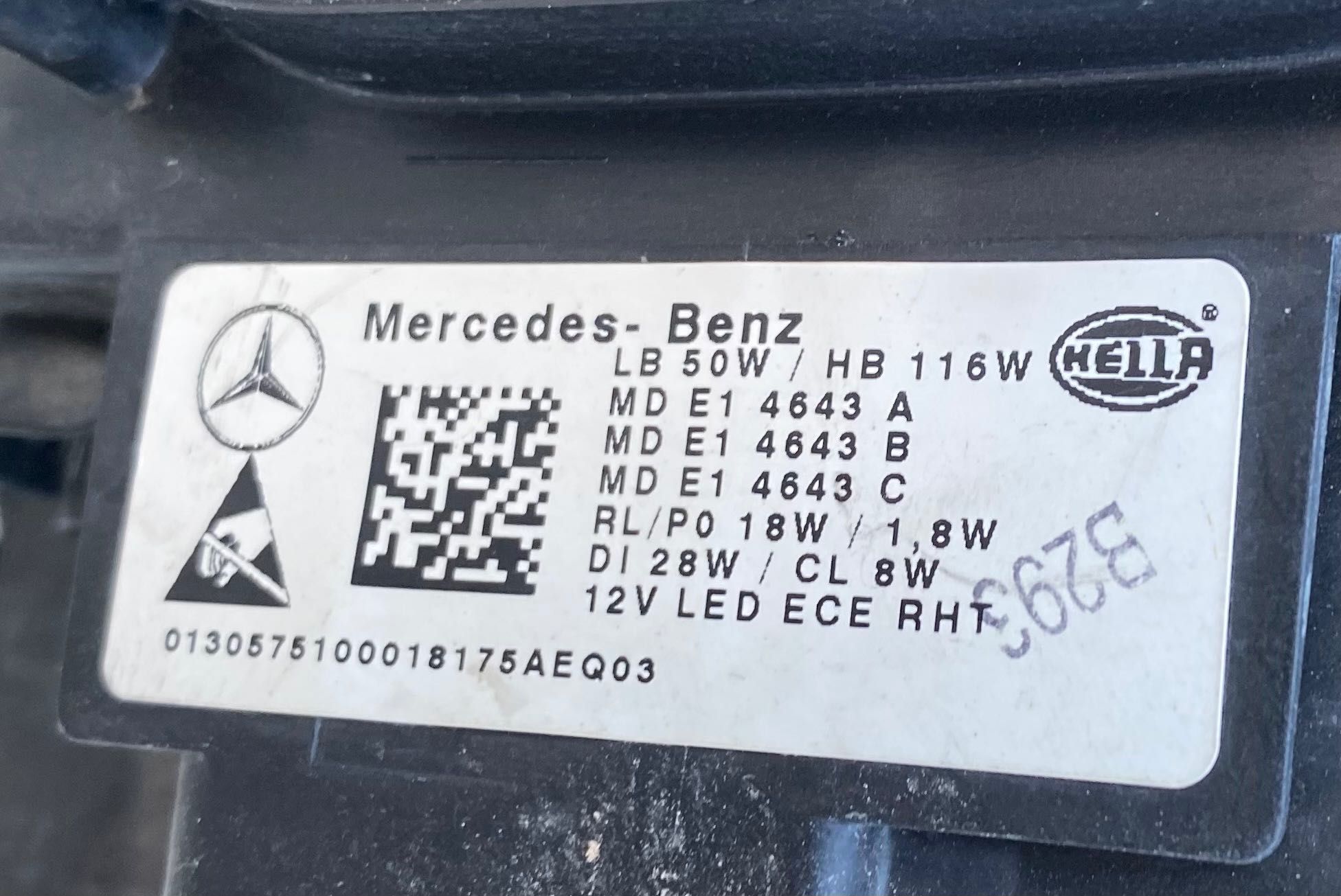 Фар ляв фарове MULTIBEAM LED за Мерцедес ЦЛС Mercedes CLS W257