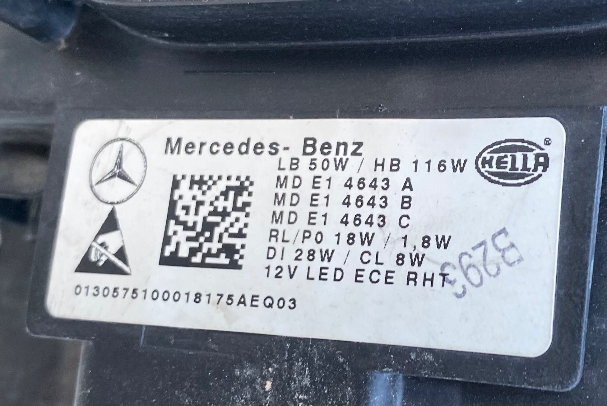 Фарове far MULTIBEAM LED фар за Мерцедес ЦЛС Mercedes CLS W257