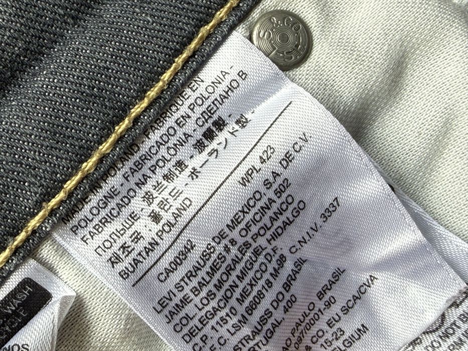 Blugi LEVIS Strauss Gri Barbati | Marime 33 x 30 (Talie 86 cm)