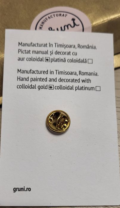 Brosa-pin "Casuta din Banat"