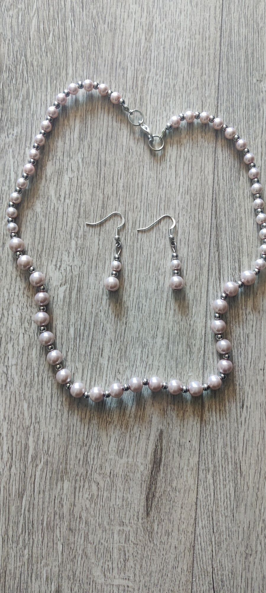 Set bijuterii perle de sticlă