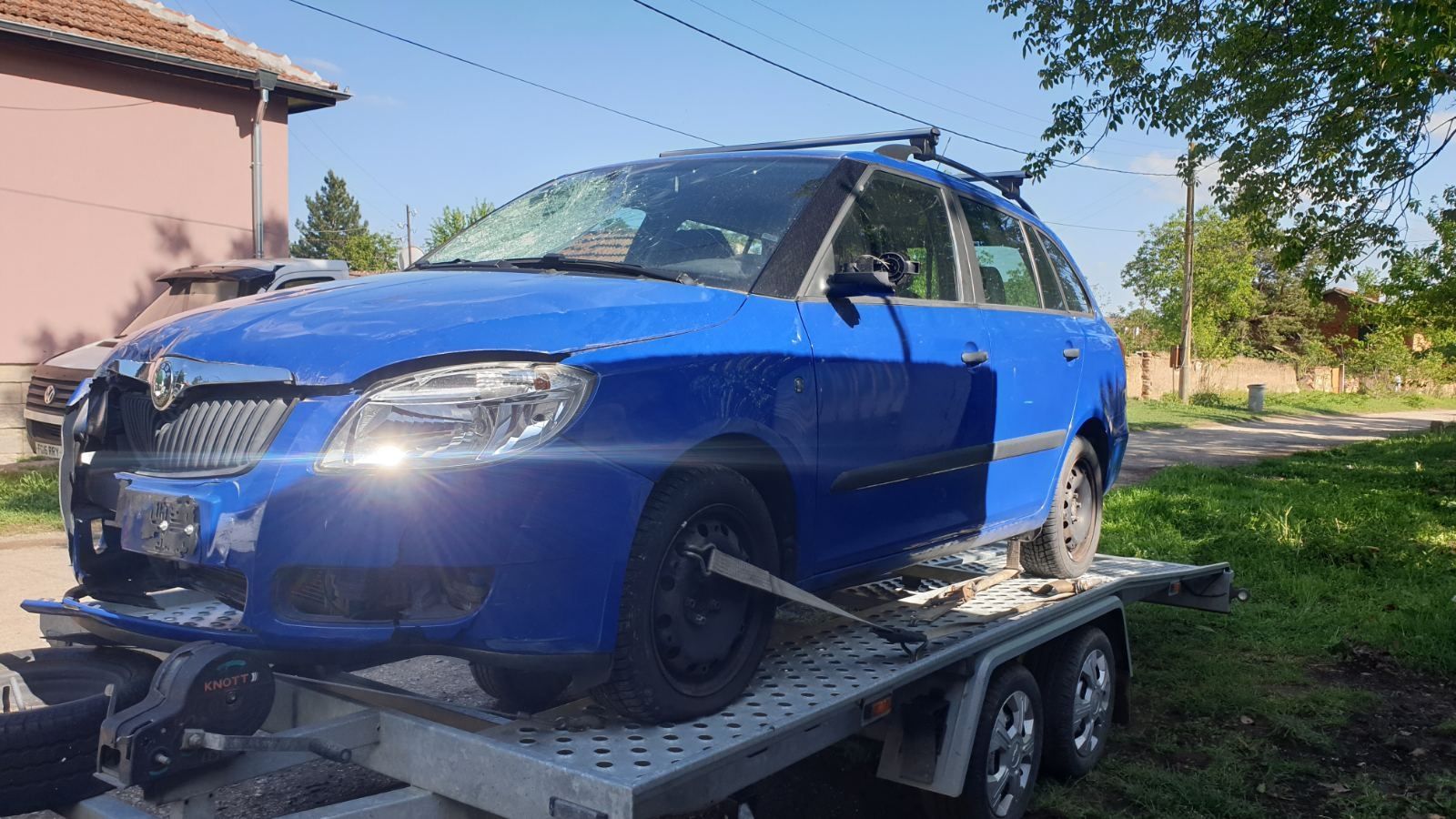 Шкода фабиа, skoda fabia 1.2HTP за части