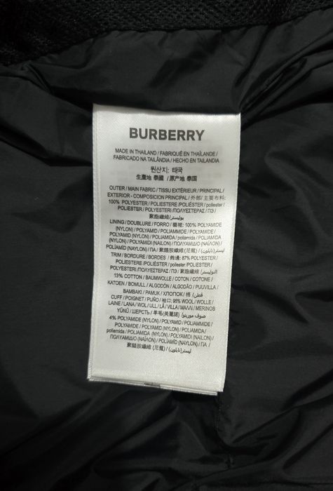 Geacă Puffer Burberry
