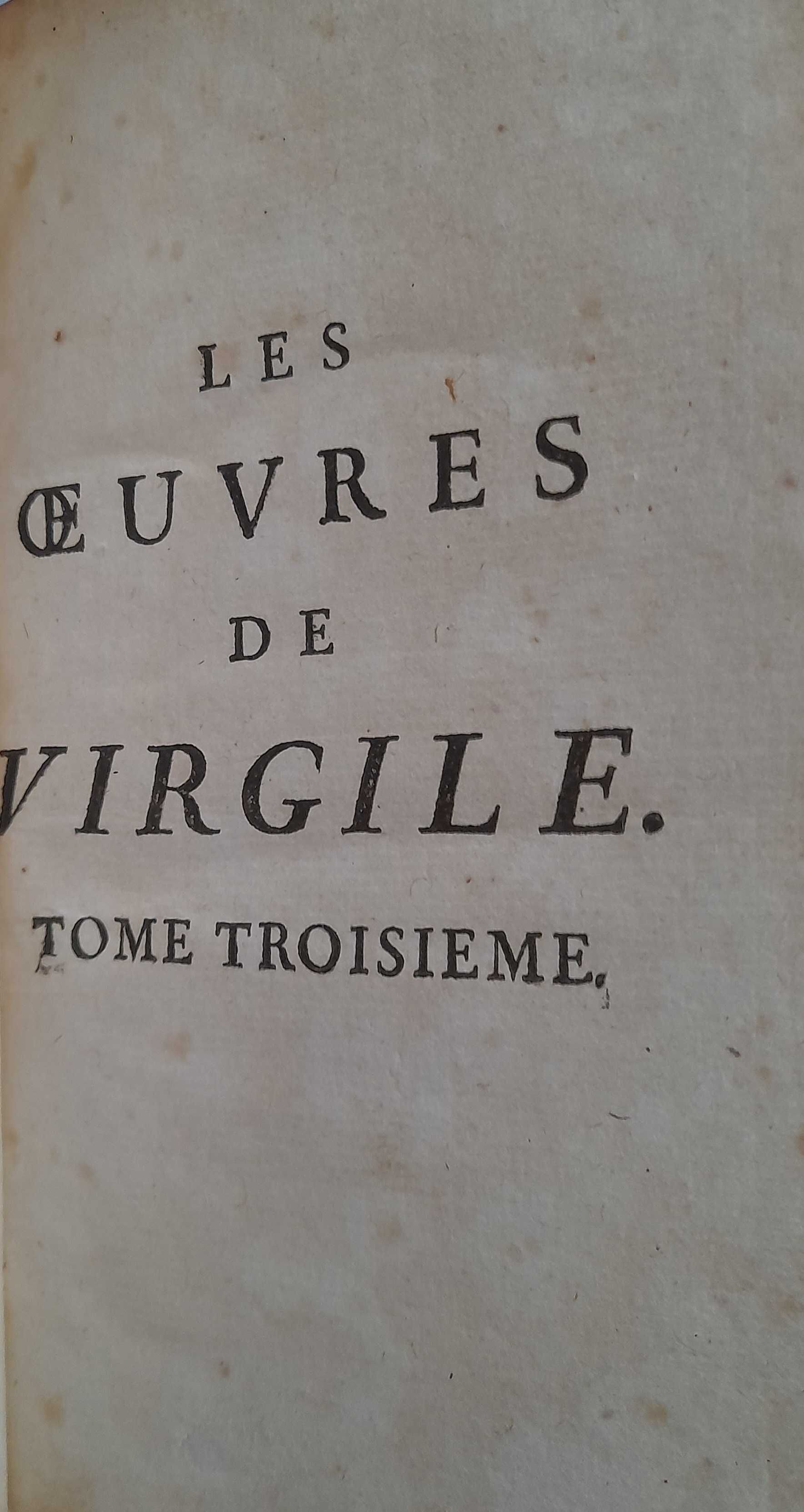 Les oeuvres de Virgil en latin et en francois, 1769.