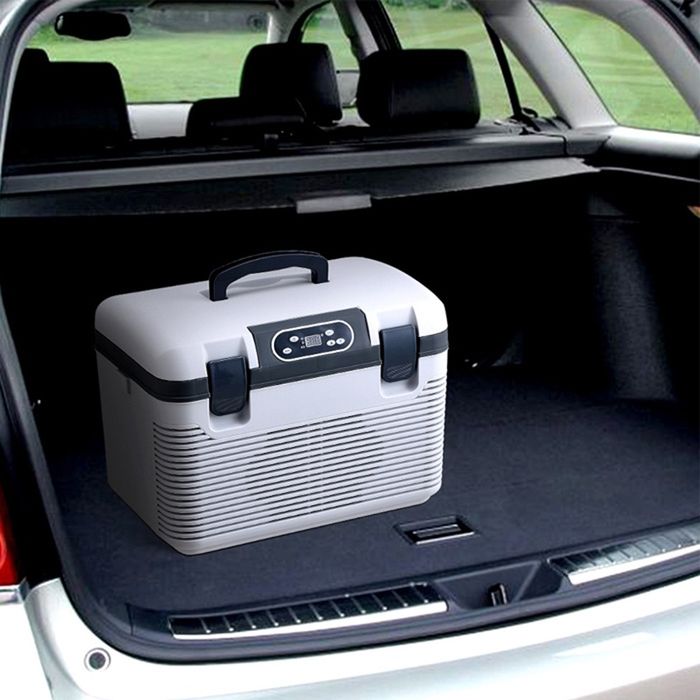 Хладилна чанта / кутия 19L за кола и дом 12V 24V 220V