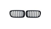 Set 2 grile duble, negru lucios, M Design pentru BMW X5 E70 X6 E71