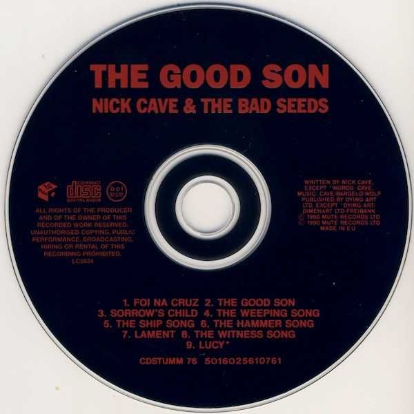 CD Nick Cave & The Bad Seeds - The Good Son 1990