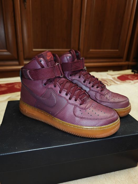 Nike Wmns Air Force 1 Hi Se 860544 600 Special Edition Night Maroon SE