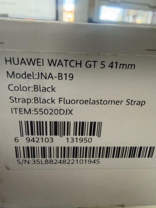 Huawei watch gt5 41mm black Нов!