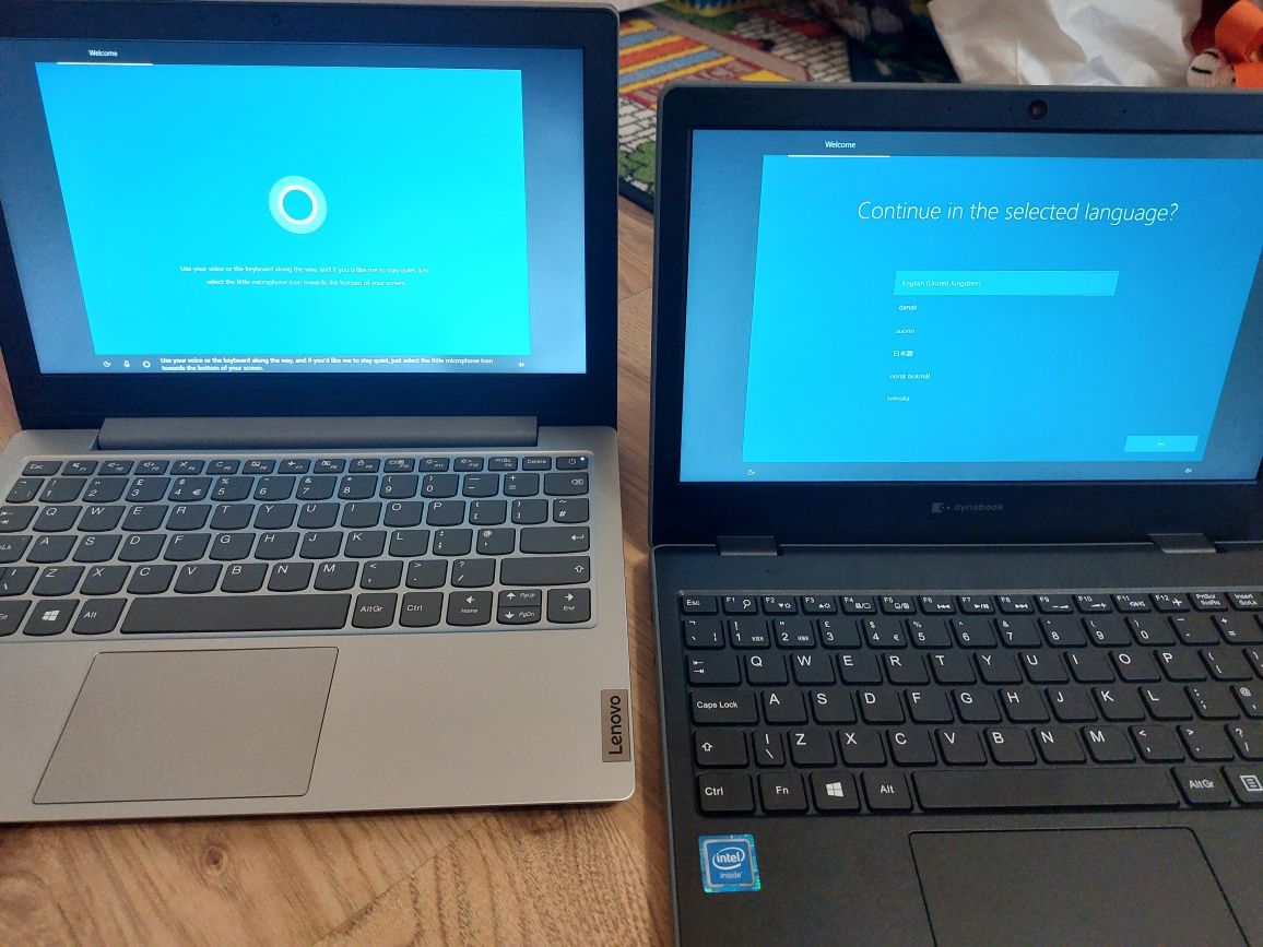Лаптоп компютър lenovo  и  dynabook 11.6 инча