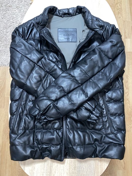 Geaca de piele Massimo Dutti