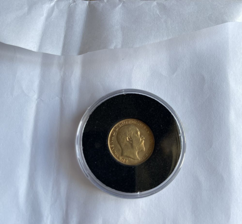 Vand moneda de aur Sovereign