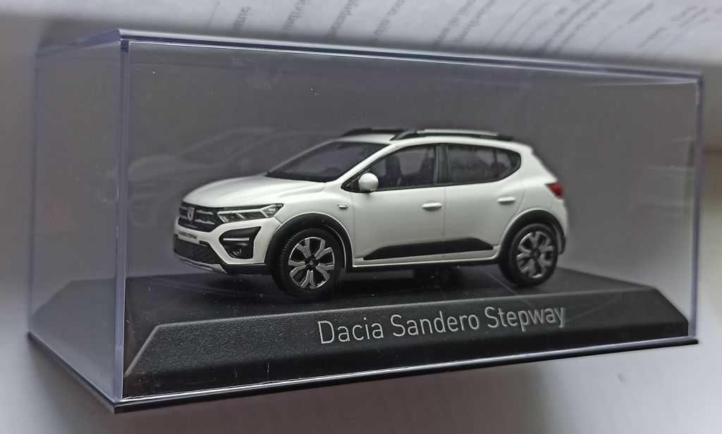 Macheta Dacia Sandero MK3 Stepway 2021 alb - Norev 1/43