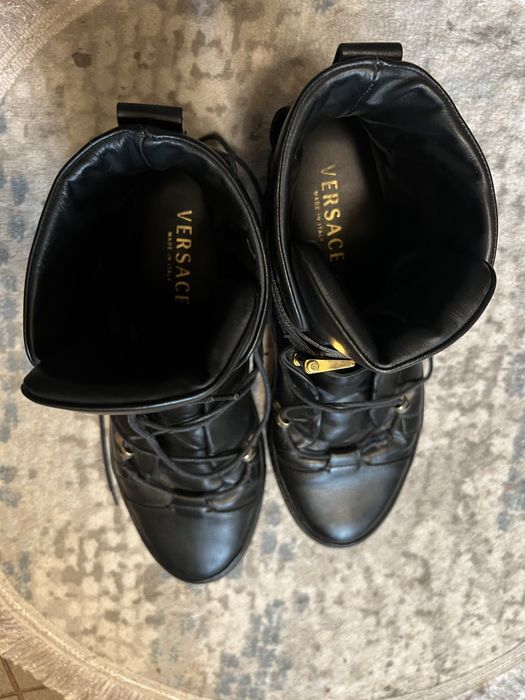 Ghete Versace originale – piele 100% naturală, stare perfectă