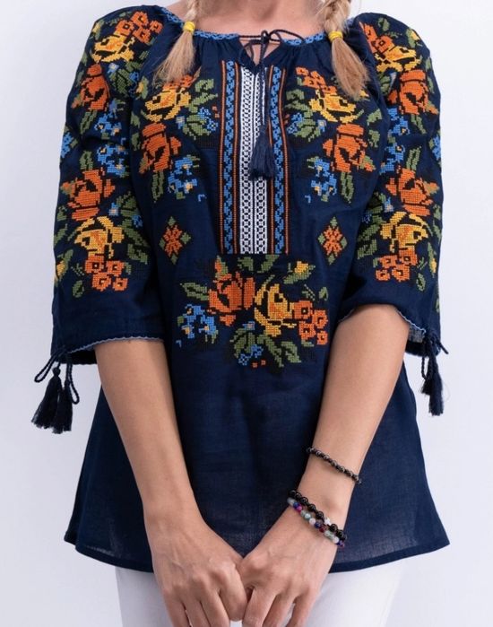 Ie Traditionala Romaneasca femei marimi S, M, L, XL, 2XL, 3XL