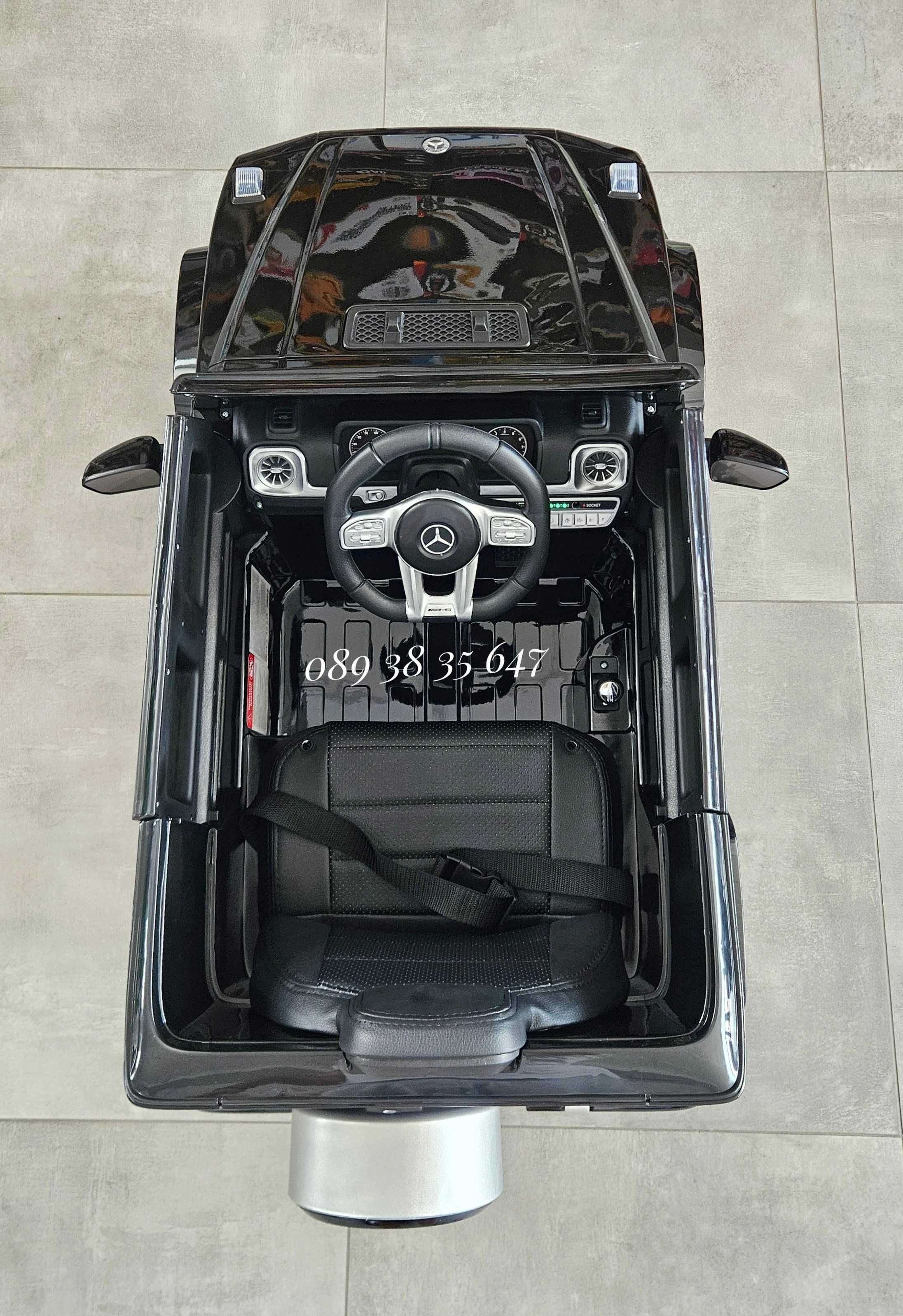 ХИТ!НОВО!Акумулаторен джип Mercedes G63 AMG с 12V,EVA гуми,металик,USB