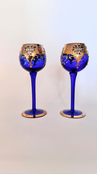 Бохемски кристални чаши