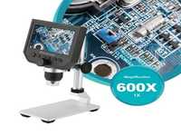 Microscop Digital FullHD 1-600X cu Display si camera 3.6 Mp 8 LED