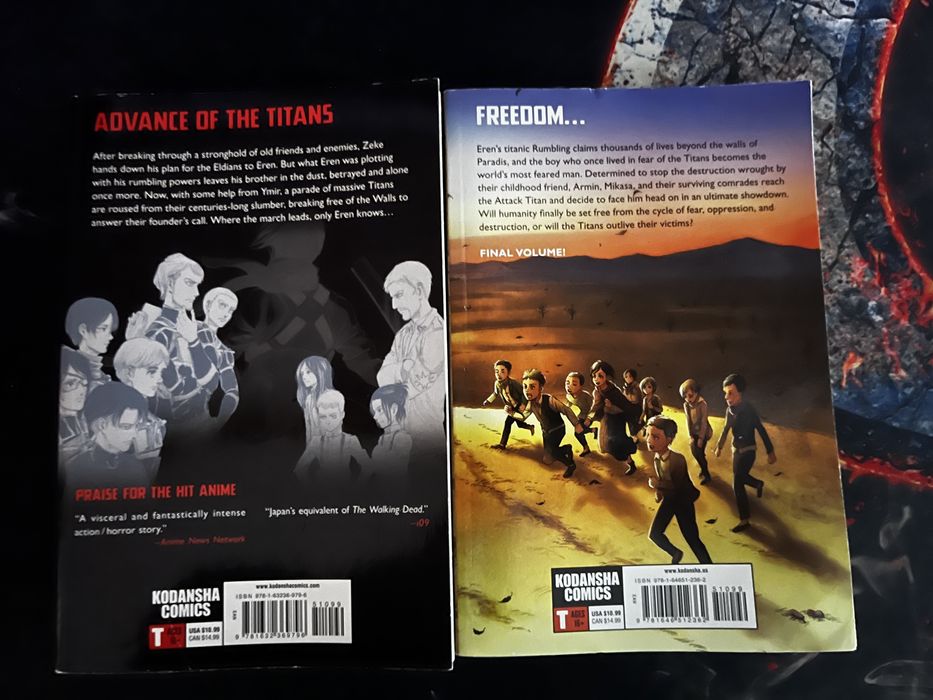 Attack on Titan(manga) Vol.31 si Vol.34