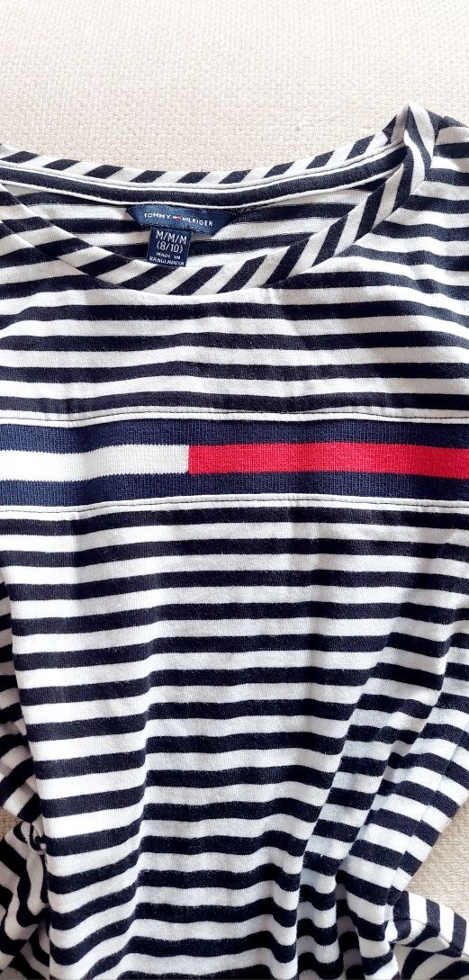 TOMMY HILFIGER нова оригинална блуза пролет/лято 8-10 г, HM къси дънки