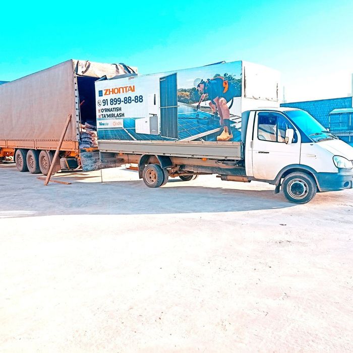 Gazel yuk tashish xizmati Ishtixon va Viloyatlar buylab