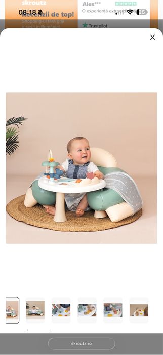 Smoby Măsuță de Activități din Țesătură cu Sunete pentru 6+Luni