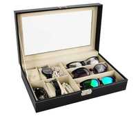 Луксозна кутия за съхранение на часовници и очила