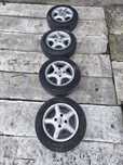 Vând 4 anvelope 175/65R14 4x100 + cauciucuri de vara negociabil