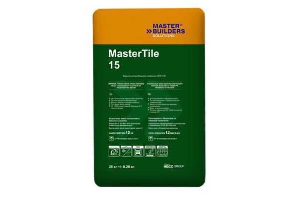 Кафельный клей Крепость Кафельный клей Basf master tile 14 и 15