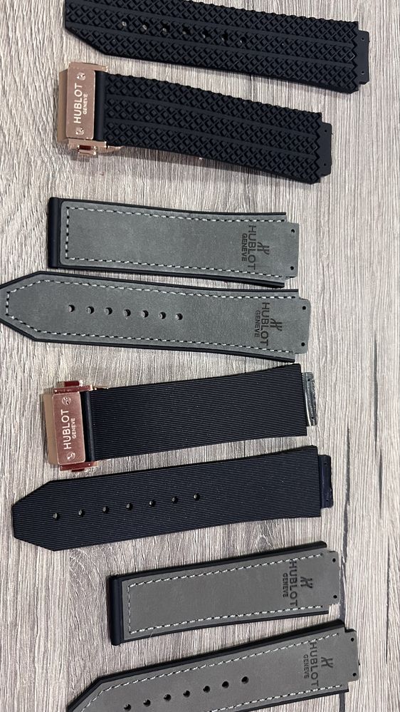 Продавам нови HUBLOT каишки от висококачествен каучук' и закопчаване