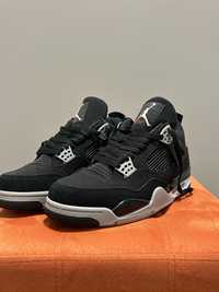 Nike Air Jordan 4 Black canvas