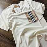 Tricou alb Burberry Premium