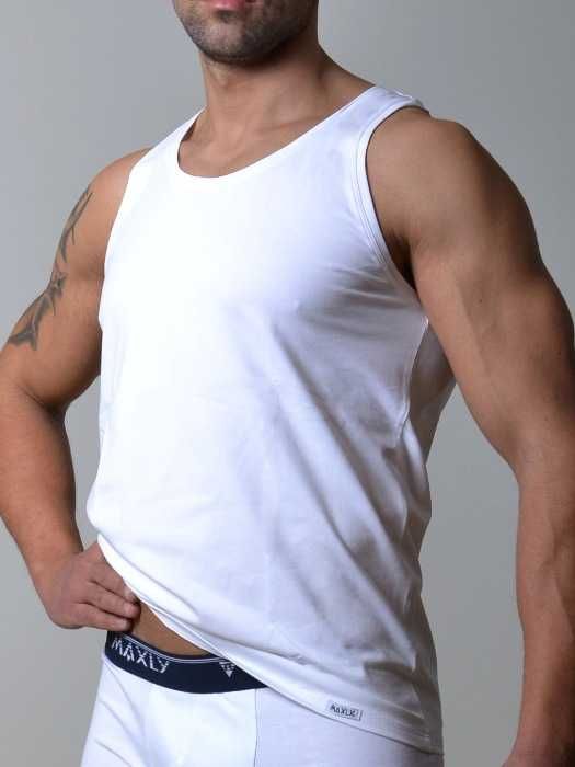 Мъжки памучен потник "Maxly" 5676 в 4 цвята